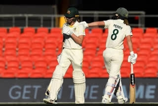 INDw vs AUSw: Australia declared innings on 9/241