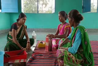 Basuki incense sticks manufacturing work in Dumka