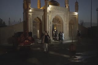 several killed in blast outside kabul eidgah mosque