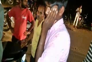 young man beaten up by locals