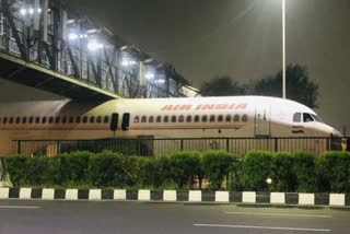 Air India plane gets stuck