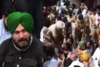 Navjot Sidhu Detained In Chandigarh