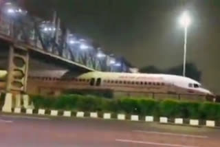 Air India plane stuck