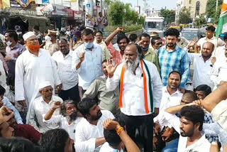 Jaggareddy comments on pm modi, mla jaggareddy strike in sangareddy