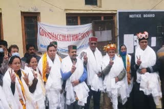 Congress supported candidates wins Lahaul Spiti Zilla Parishad