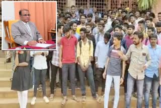 Students protest against principal for abusing students in viral video