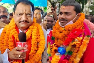 Rajiv Kumar Singh from Tarapur and Aman Hazari from Kusheshwarsthan filed nominations