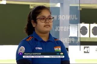 India's 14-year-old shooter Naamya Kapoor wins gold in junior world championships