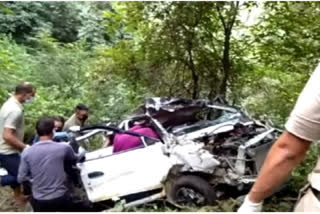 Car accident on Chandigarh Manali Highway