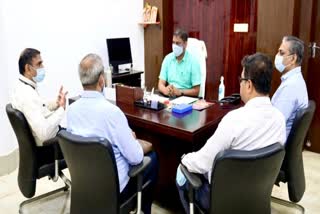 IESA President k krishna moorthy meet state IT minister