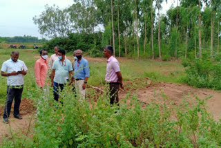 ONGC officials inspect the closure of deep wells set up for fuel testing