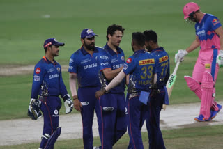 Mumbai indians bowlers restricts Rajasthan royals to 90-9
