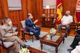 Gotabaya Rajapaksa meets Shringla