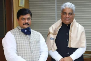 MP KP Yadav met Union Minister Bhupendra Yadav
