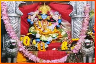 narayani besha of maa cuttack chandi in chandi mandir of cuttack