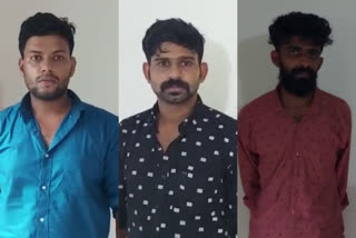 Defendants arrested in Kasargod Rs 65 lakh robbery case  65 ലക്ഷം കൊള്ളയടിച്ച കേസിൽ പ്രതികൾ അറസ്റ്റിൽ  സ്വർണ വ്യാപാരി  ഡിവൈഎസ്‌പി  പി. ബാലകൃഷ്ണൻ നായർ  രാഹുൽ മഹാദേവ് ജാവേർ  പയ്യന്നൂർ