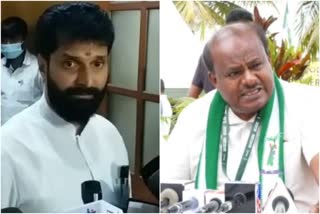 RSS issue; CT Ravi reaction on ex cm hd kumaraswamy in bangalore