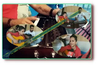 وادی کشمیر کے نوجوانوں میں موسیقی سیکھنے کا بڑھتا رجحان