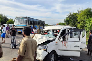 Car accident of friends who went to special prayer that one killed and 5 injured