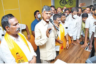 chandrababu fires on ycp breaking