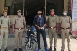 Wanted prize crook arrested in case of murder and extortion in noida