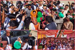 congress-candidate-from-mandi-lok-sabha-seat-pratibha-singh-held-an-election-rally-in-chamba