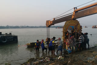 KMC introduce new process for durga idol immersion to reduce river pollution