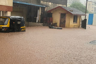 Torrential rains in eastern part of Pune; Water seeped into parking lot of buildings