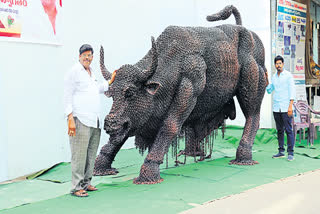 tenali-surya-workshop-sculptors-made-iron-rising-bull