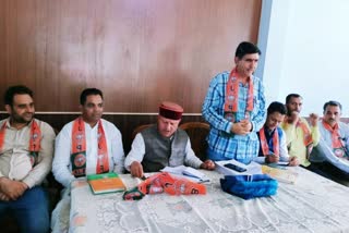 MLA Hiralal held a meeting with workers in Karsog