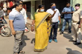 mayor-asha-lakra-inspected-cleanliness-of-city-in-ranchi