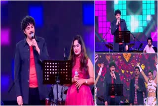 rajesh krishnan singing in mandya dasara cultural programme