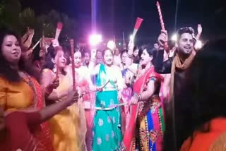 dandiya-dance-on-navratri-in-dhanbad