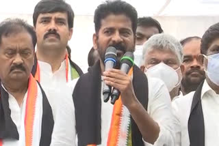 Revanth reddy, congress mouna deeksha