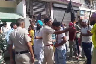 sirsa farmer protest against bjp