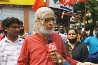 Maharashtra bandh react communist Prakash Reddy