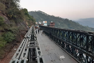 Bailey bridge work completed near Ghandal shimla