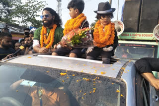 Dance deewane season 3 runner up Aman warmly welcomed at  Ranchi airport