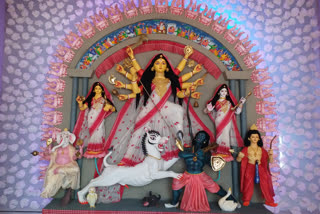 glimpse of Tala Barowari Durga Puja