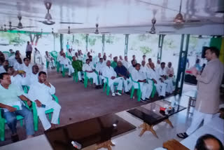 RJD meeting at Rabri residence regarding by election