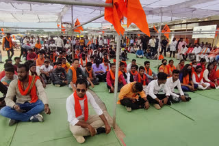 VHP protest over Kawardha violence in kanker