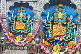 mahakali besha of maa cuttack chandi on saptami