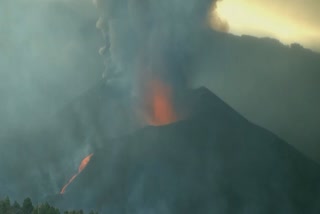 volcanic eruption in Spain