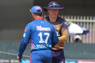 Toss Report  KKR vs DC toss  Kolkata Knight Riders  Delhi Capitals  IPL 2021  Qualifier 2  ഐപിഎല്‍  ഡല്‍ഹി ക്യാപിറ്റല്‍സ്  കൊല്‍ക്കത്ത നൈറ്റ് റൈഡേഴ്സ്