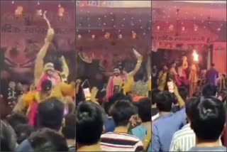 ramleela-actor-danced-to-a-bollywood-song-with-bottle-of-liquor