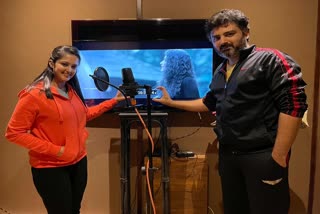 neetha-ashok-completed-dubbing-for-vikkrant-rona