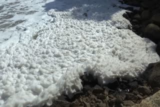 Toxic foam covers river in Brazil