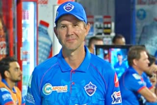 Ricky Ponting  Ricky Ponting blames  poor batting  powerplay  Ricky Ponting loss  दिल्ली कैपिटल्स  कोच रिकी पोंटिंग  कोलकाता नाइट राइडर्स  पावरप्ले  बल्लेबाजी