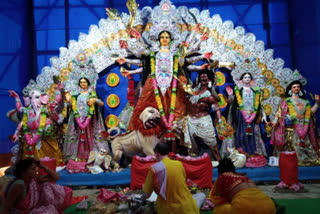 alipurduar junction yuba sangha kalibari durga puja