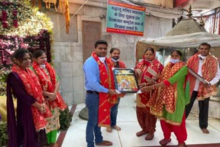 SDM Amb Manesh Yadav reached Chintpurni temple